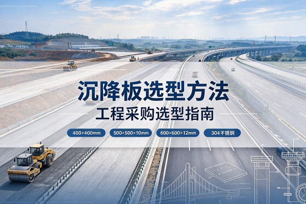 资溪沉降板选择方法