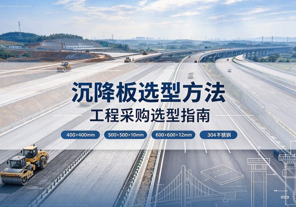 资溪沉降板选择方法